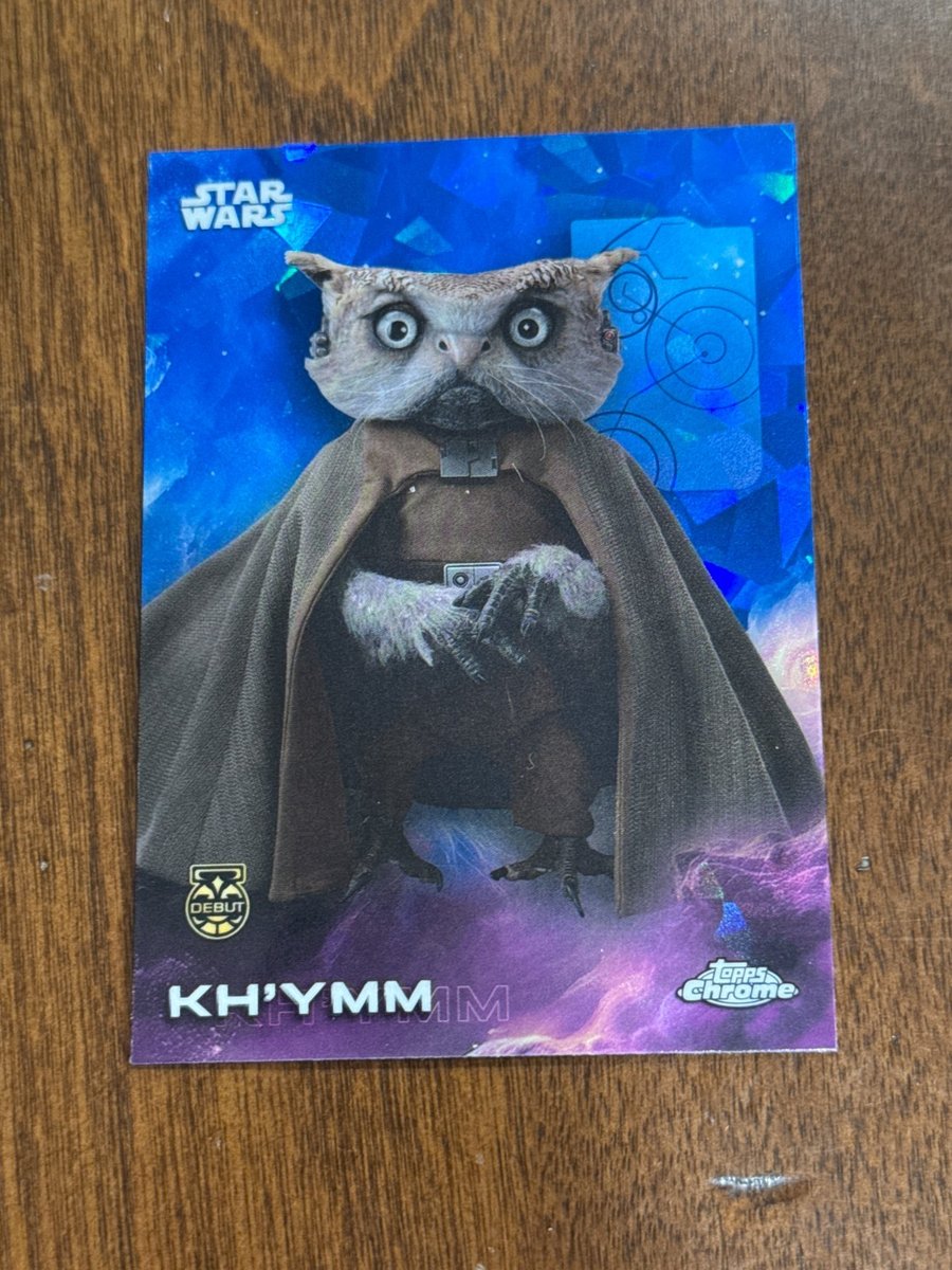 2025 Topps Chrome Star Wars Zaffiro Kh'Ymm #74