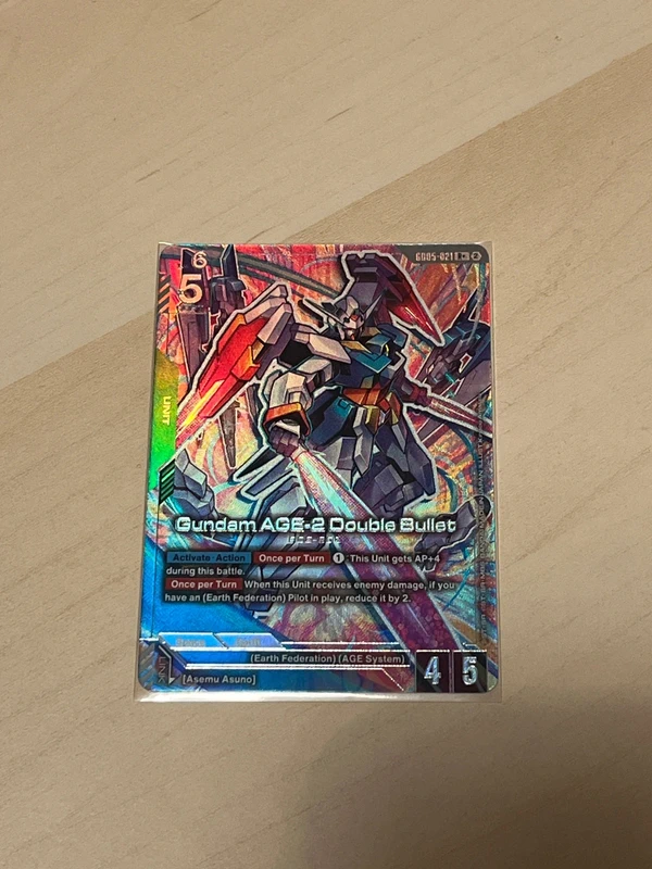 Gundam Age-2 Double Bullet (gd05-021 R+) Gundam TCG