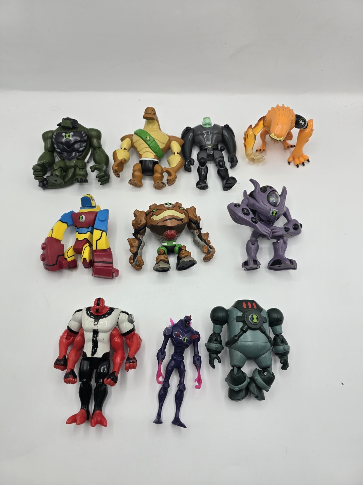 X10 Bundle Of Ben 10 Action Figures Bandai Cartoon Network - LOT 2