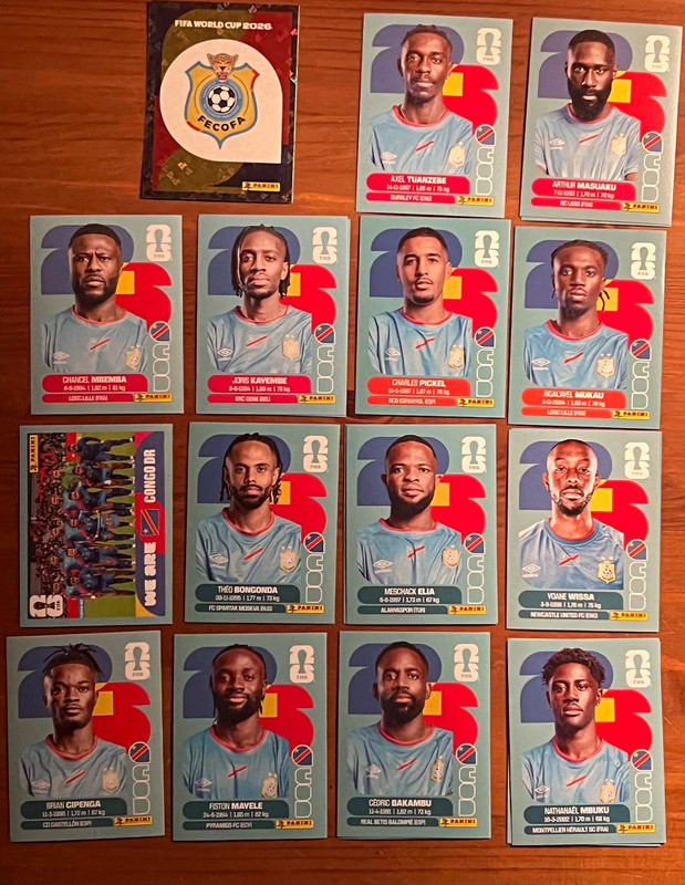 Panini WM 2026 Kongo