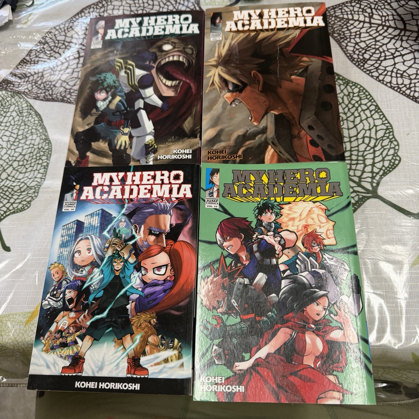 Lotto manga My Hero Academia vol 6/7/20/22 