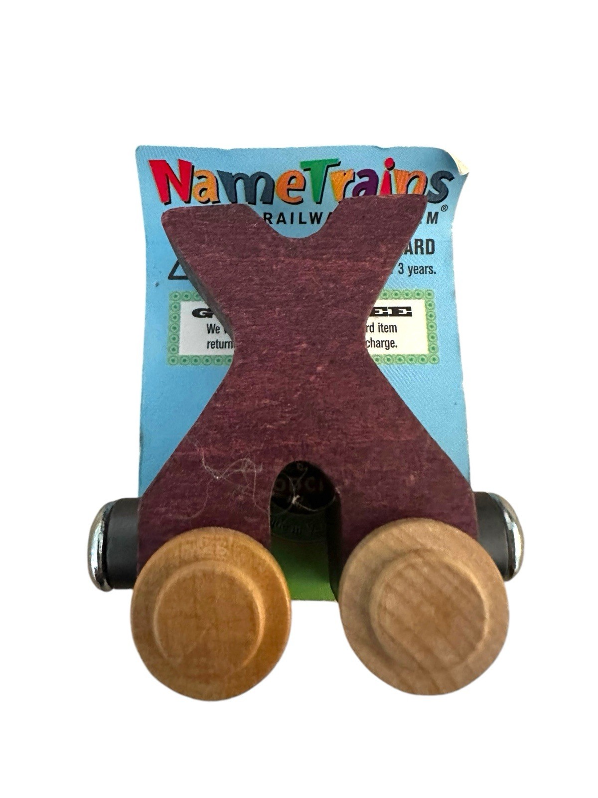 Name Trains Bright Purple X Wooden Railway System Maple Landmark Thomas Brio USA