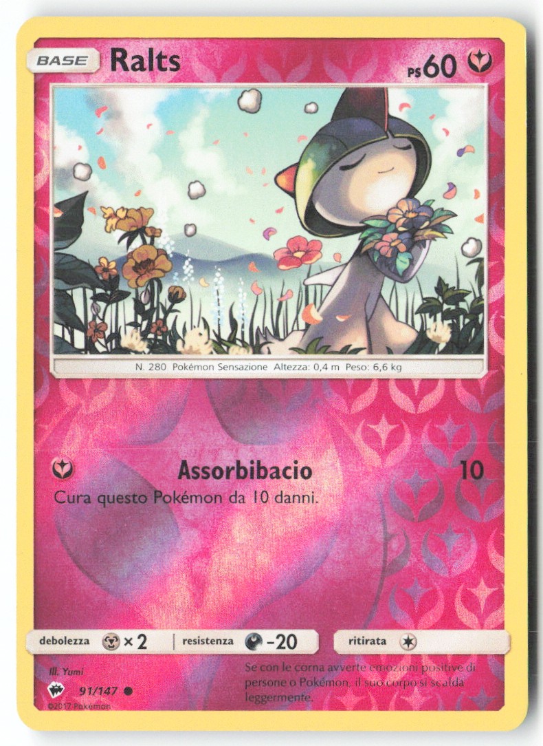 [T890] Ralts Reverse 91/147 ITA