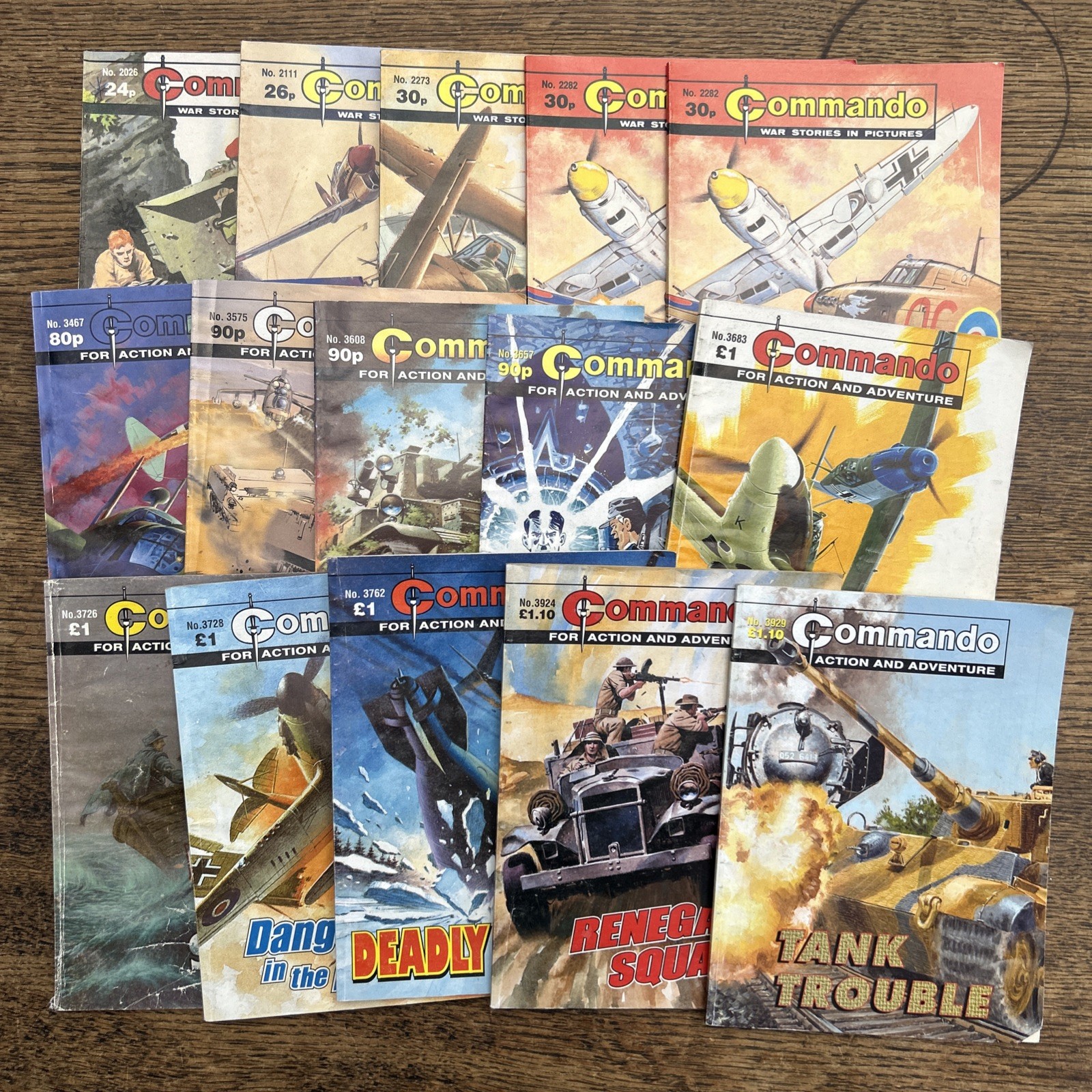 Job Lot Old Commando Comics War Stories Rare Old Comics Vintage Huge Bundle