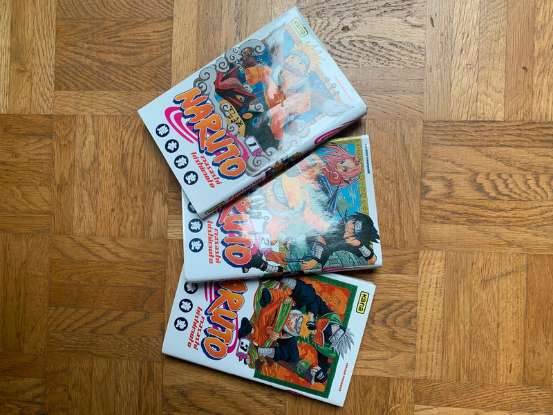 Manga Naruto Tomes 1/2/3