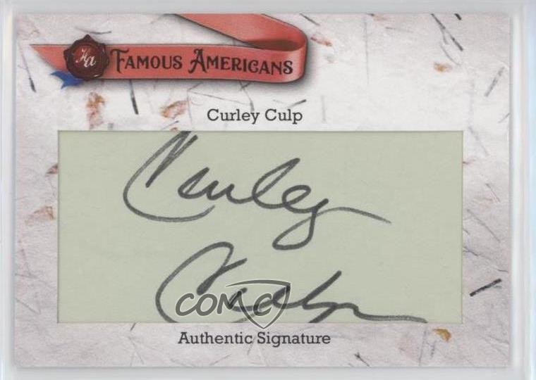 2021 Auto storica famosa americana taglio firme Curley Culp Auto HOF 0c6
