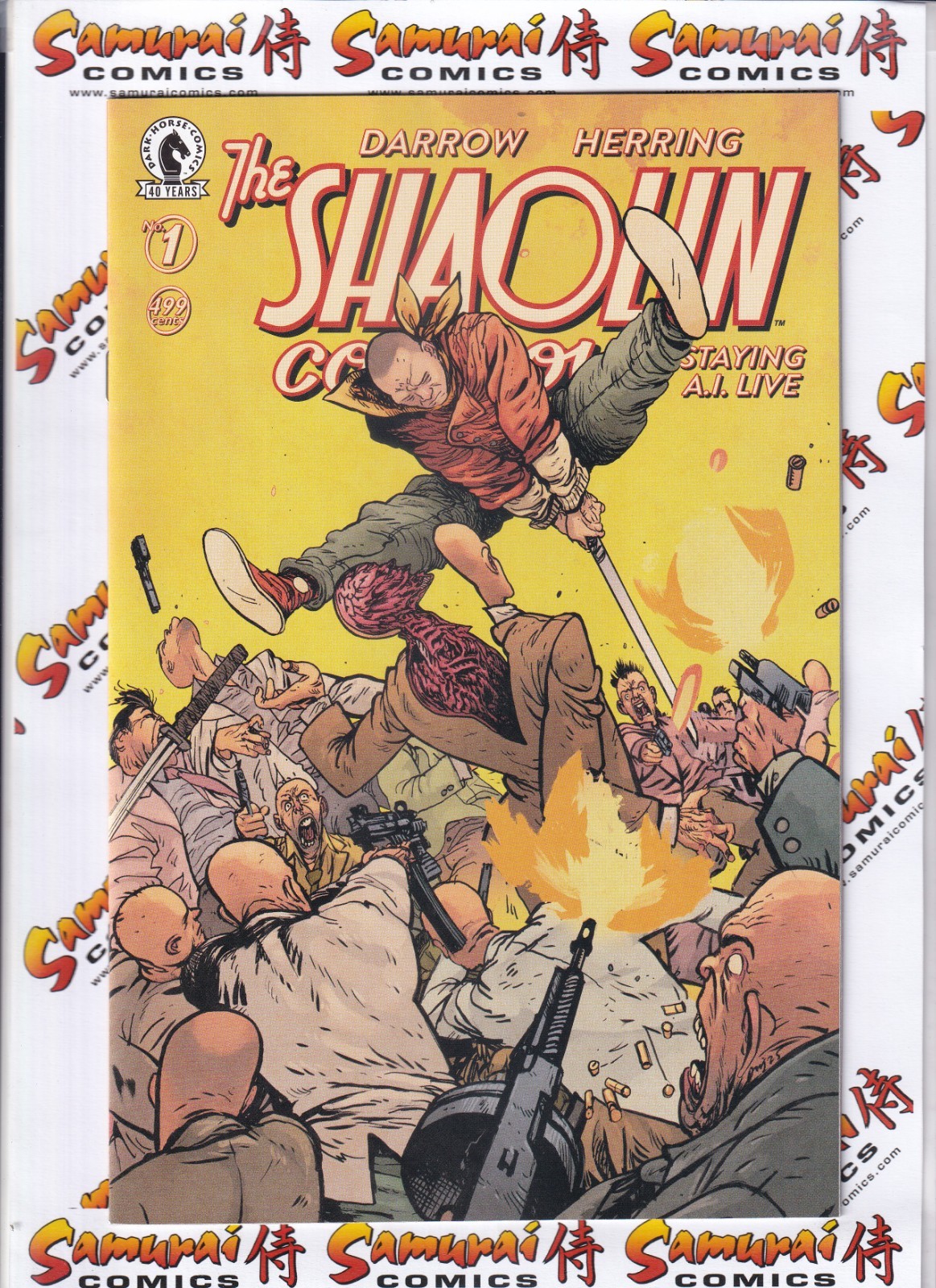 Shaolin Cowboy: Staying A.I.Live #1 1:15 variante Warren Johnson scansioni reali!