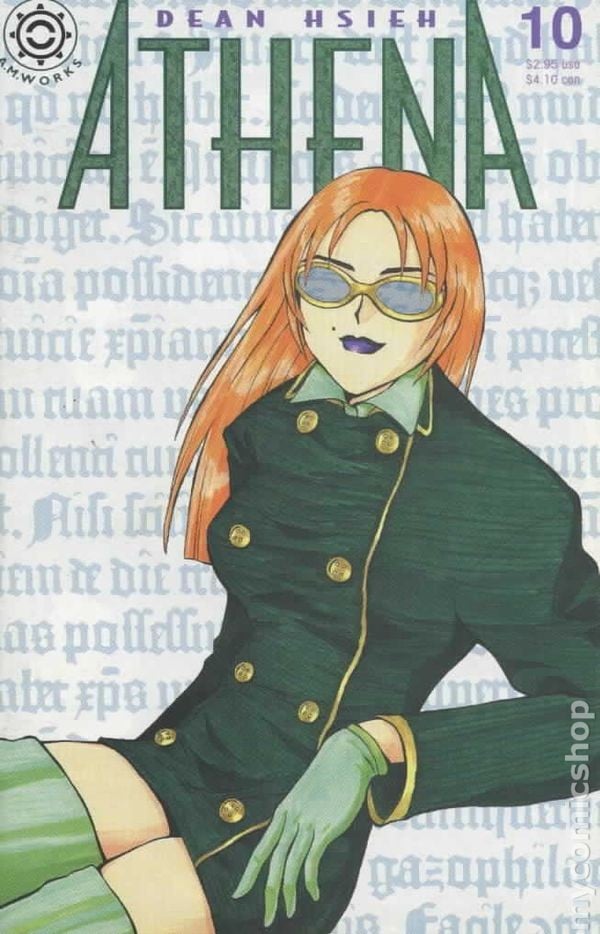 Athena #10 VG 1997 immagine stock basso grado