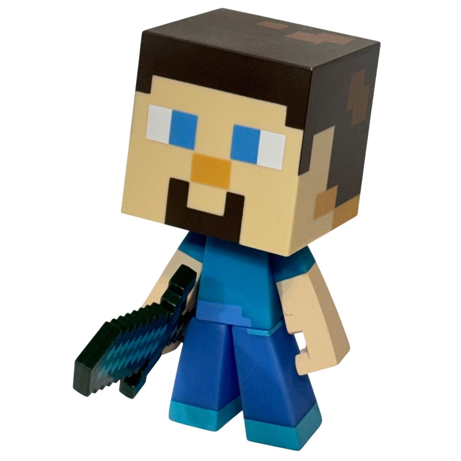 JINX Minecraft Diamond Steve Figura in vinile da 6 pollici con spada
