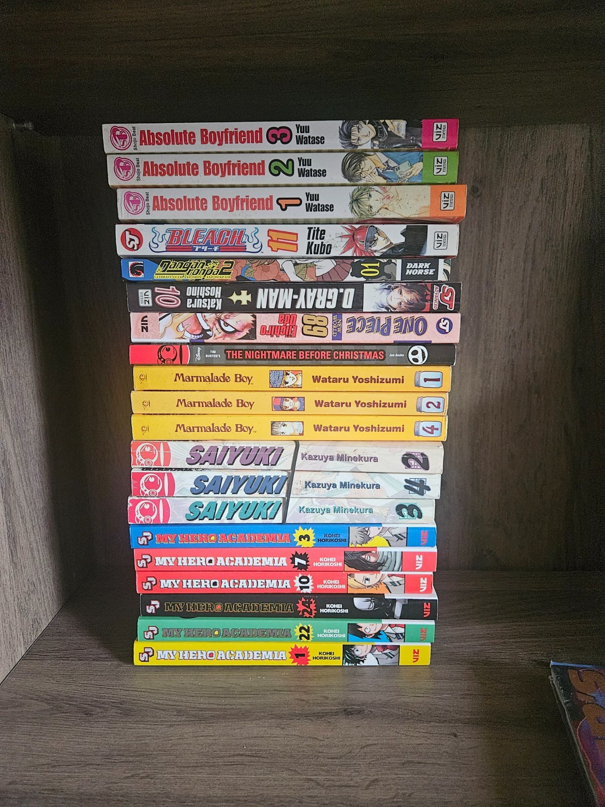 Lotto manga misti inglesi serie assortite Saiyuki, Marmalade Boy, Absolute Boy