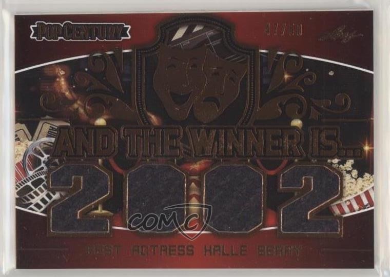 2020 Leaf Pop Century And The Winner Is… Bronze Spectrum 47/50 Halle Berry 5w7