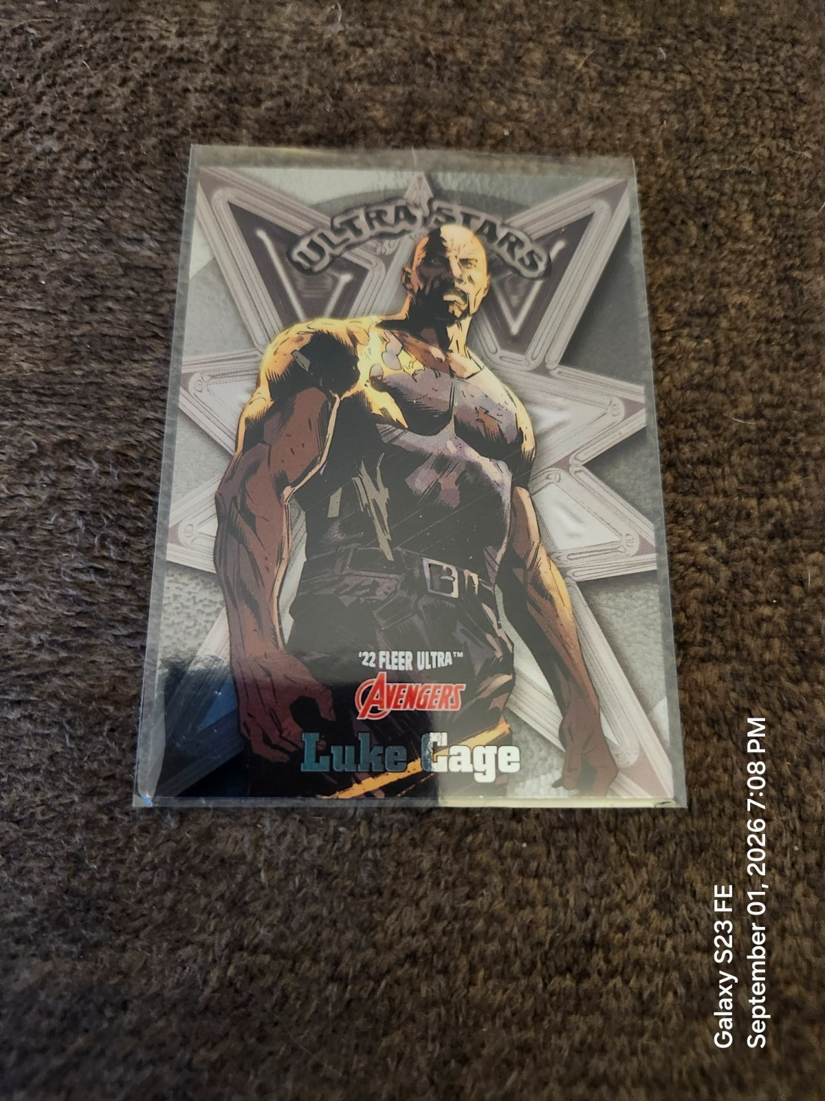 Marvel Trading Card 2022 Ultra Avengers Stars Luke Cage