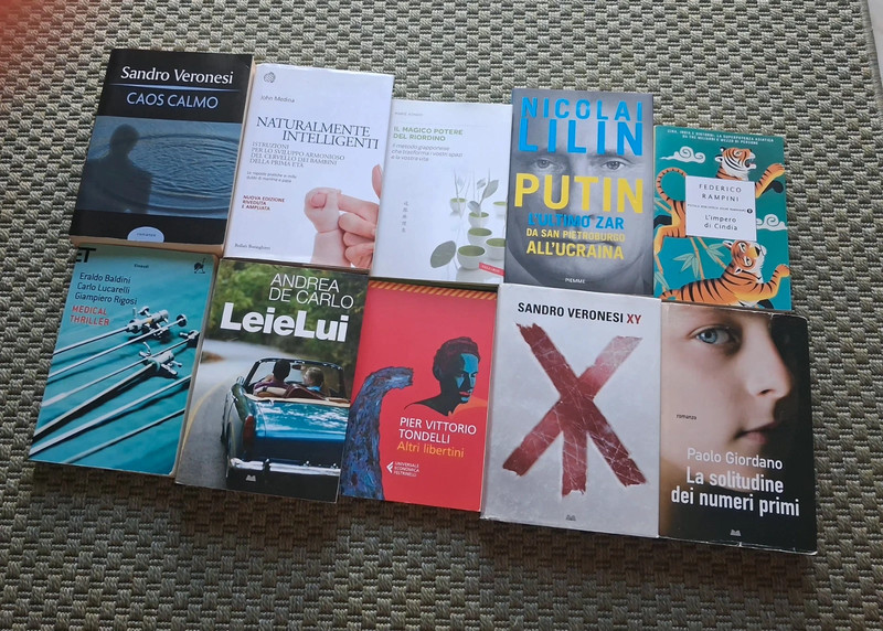 Vari titoli di narrativa e saggistica