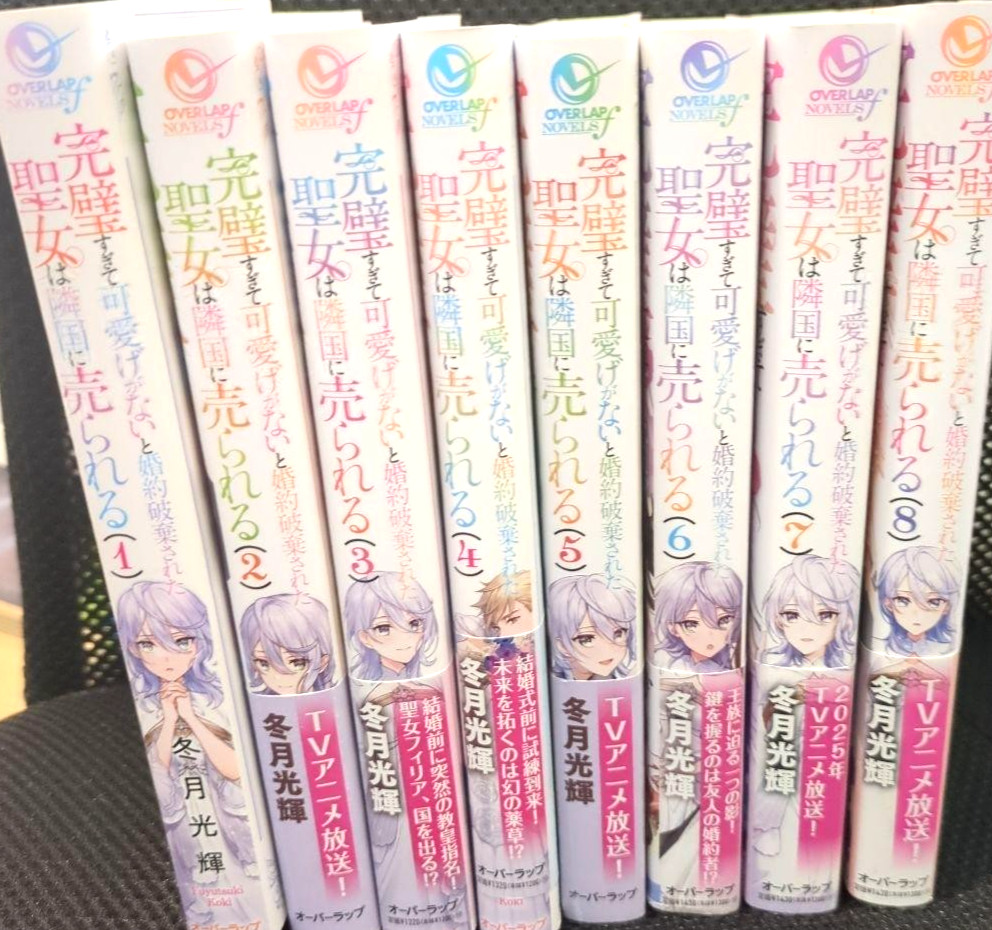 The Too-Perfect Saint Vol.1-8 ultimo set completo light novel giapponesi