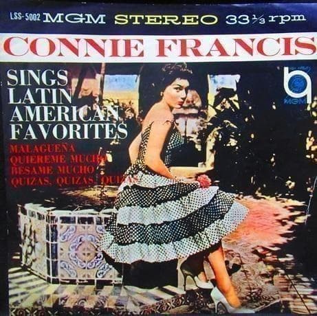 Connie Francis Spanish Latin Favourites 7" vinile singolo buone condizioni