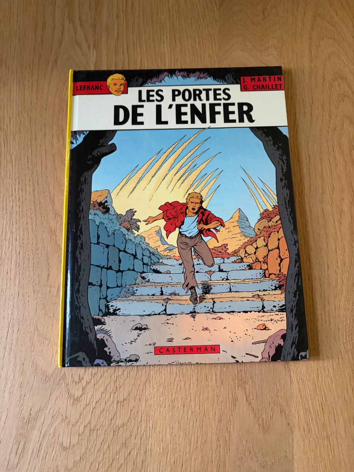 LEFRANC 5 les portes de l' enfer chaillet martin Réédition CASTERMAN TB état