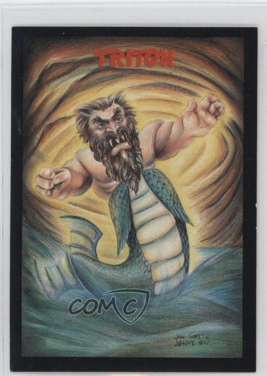 1991 Morrison Entertainment Monster in My Pocket vendita al dettaglio Triton #10 0hs2