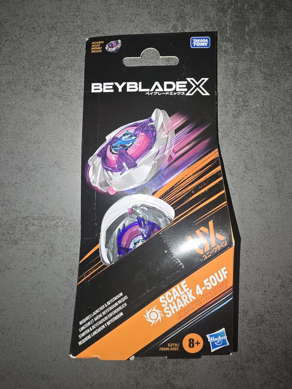 Beyblade X Scale Shark 4-50UF (UX) – Neu & OVP – 35 € Festpreis