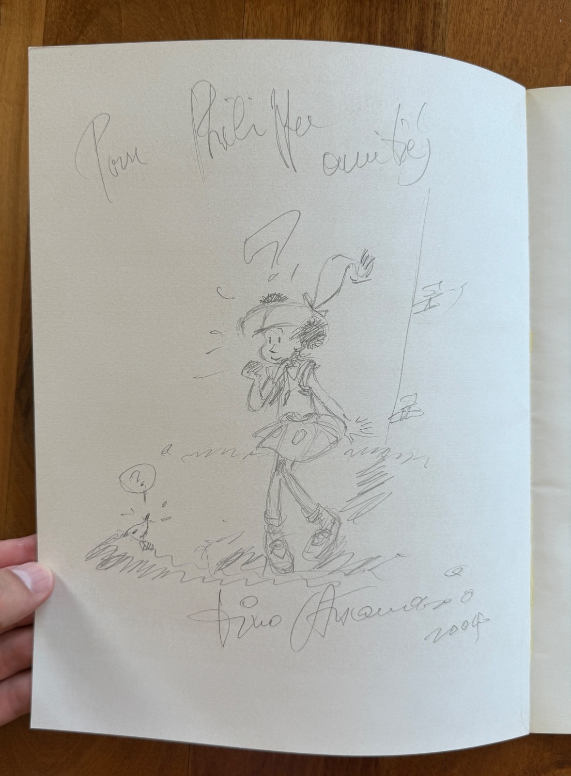 Attanasio modeste et pompon 2 magic strip avec dessin dédicace EO Etat Neuf