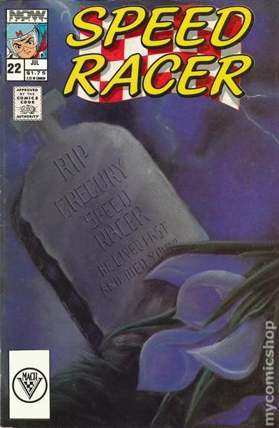 Speed Racer #22 VF 8.0 1989 Immagine Stock