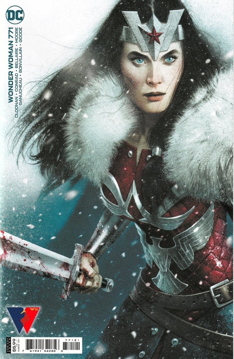 WONDER WOMAN #771 (2016) JOSHUA MIDDLETON VARIANTE CARTONCINO ~ NON LETTO QUASI NUOVO