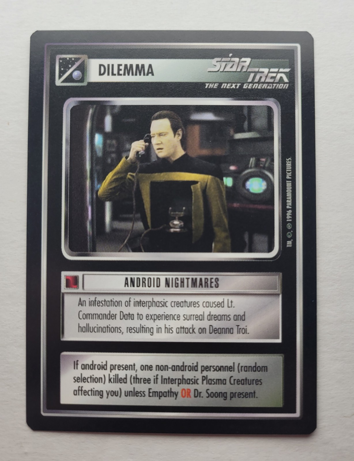Star Trek CCG: INCUBI ANDROID + BONUS |Non comune | RISPARMIA FINO AL 25% | 1E Q Cont