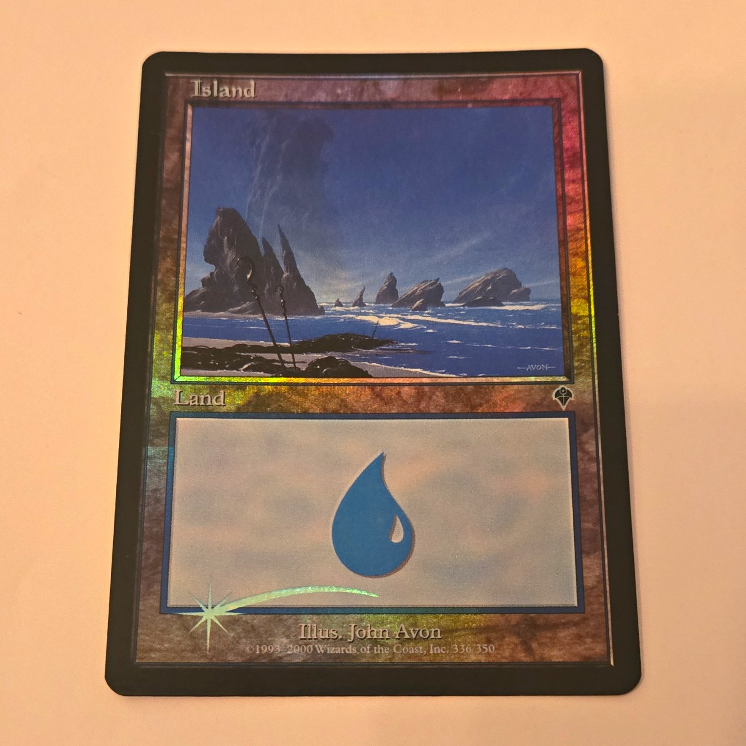 Wizards of the Coast Magic: The Gathering Invasion Island 336 Foil John Avon
