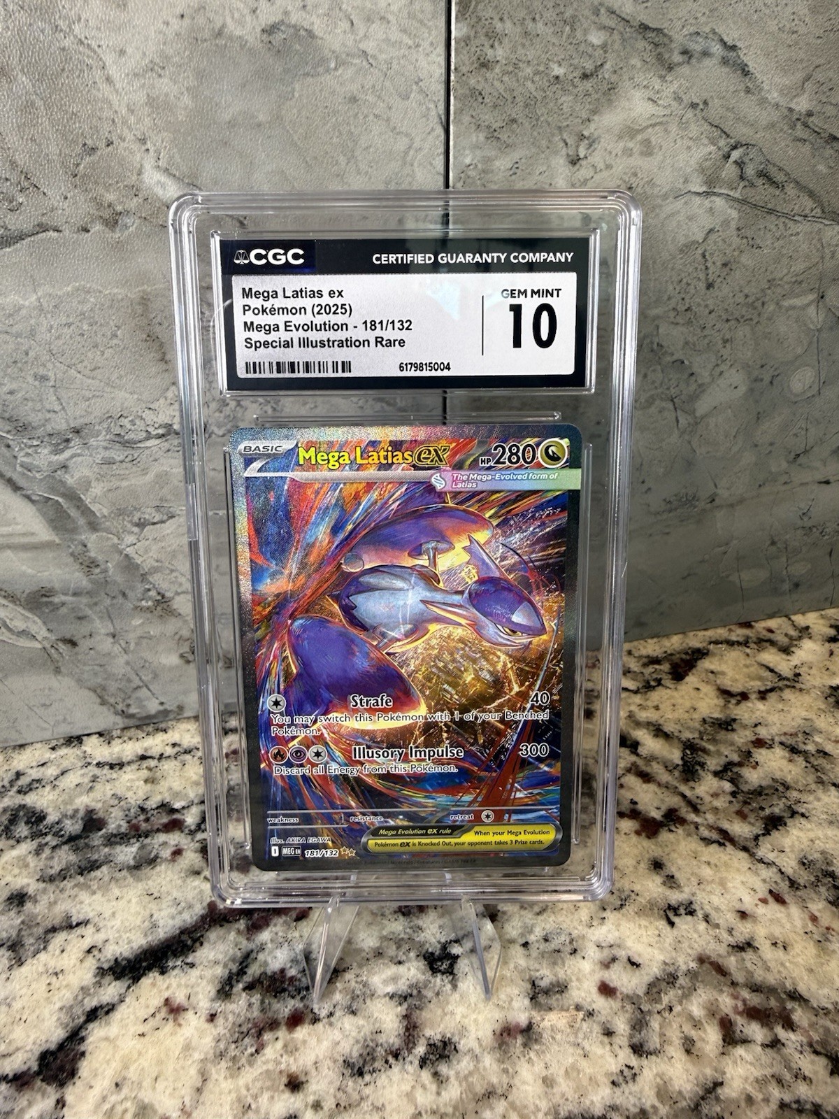 Mega Latias ex 181/132 Me01: Mega Evolution Holo Gem Mint 10