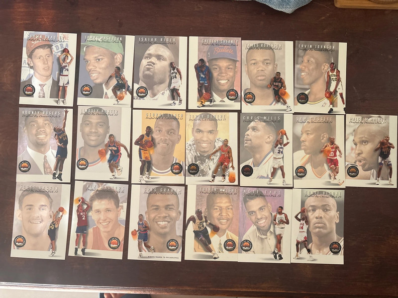 Lot cartes skybox 93/94 draft