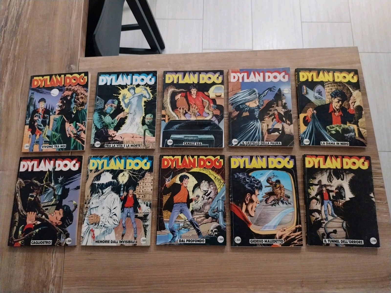 Lotto 10 DYLAN DOG originali 13 14 15 16 17 18 19 20 21 22 originale no ristampa