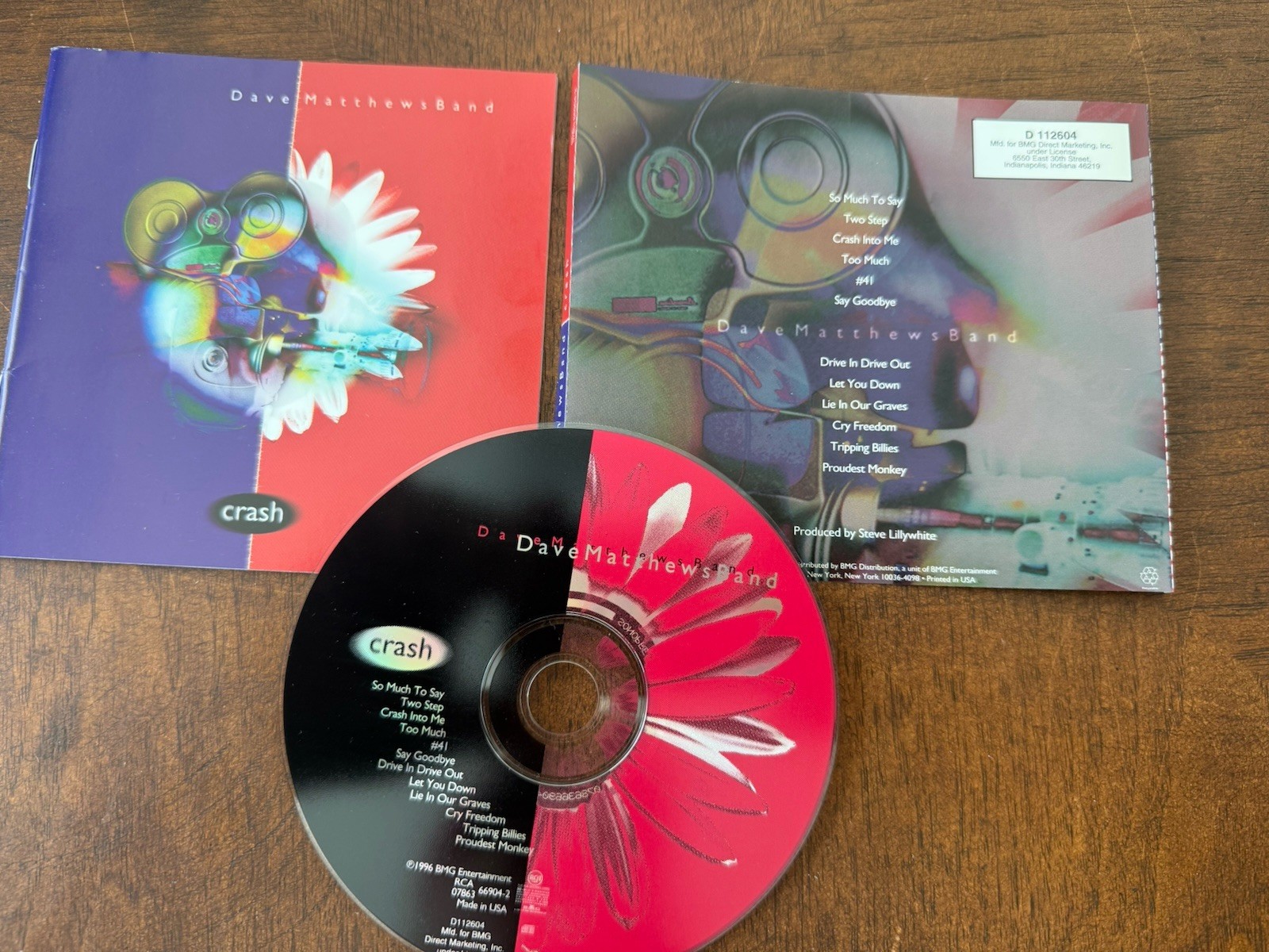 Dave Matthews Band Crash CD No Case All Original Media