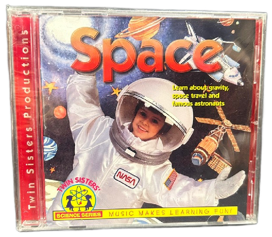 Space: Songs That Teach Gravity Space Travel Astronauts CD NEW Minor Crack Case