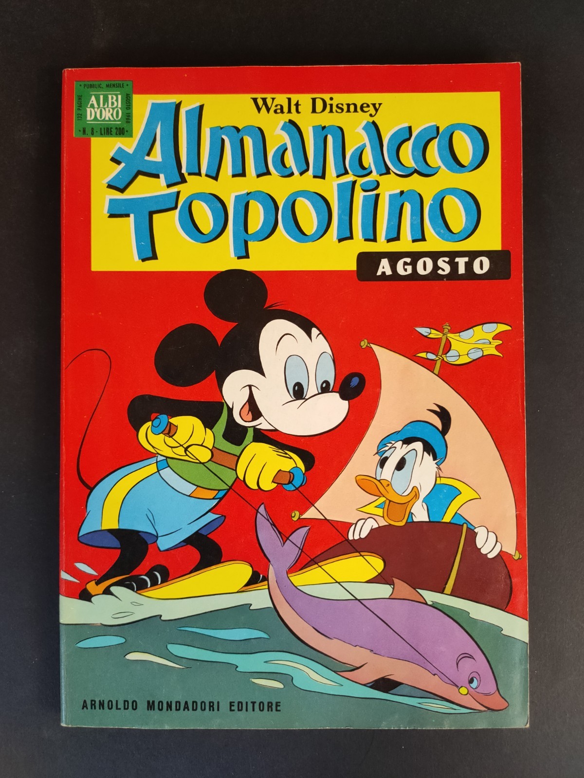 ALMANACCO TOPOLINO DEL 1968 N. 8 (cod.L4)
