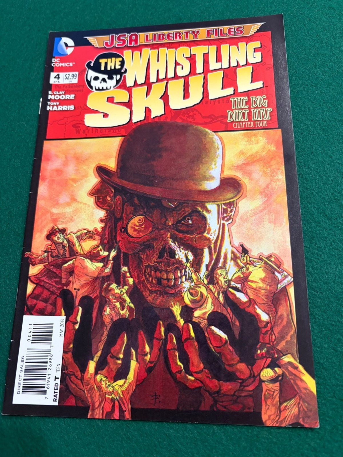 JSA Liberty Files The Whistling Skull #4 DC Comics 2013 Clay Moore Tony Harris