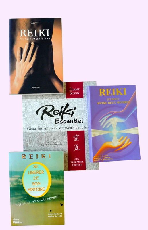 💥 Reiki lot de 4 livres