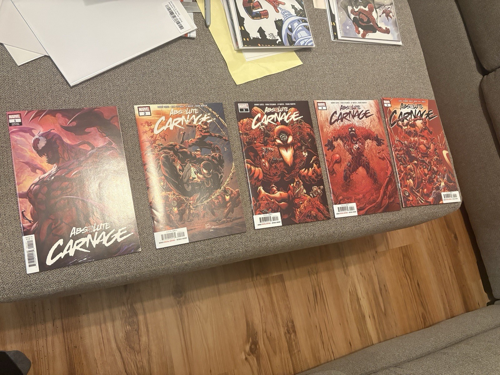 Absolute Carnage #1-5 set completo Venom Marvel Comics 2019