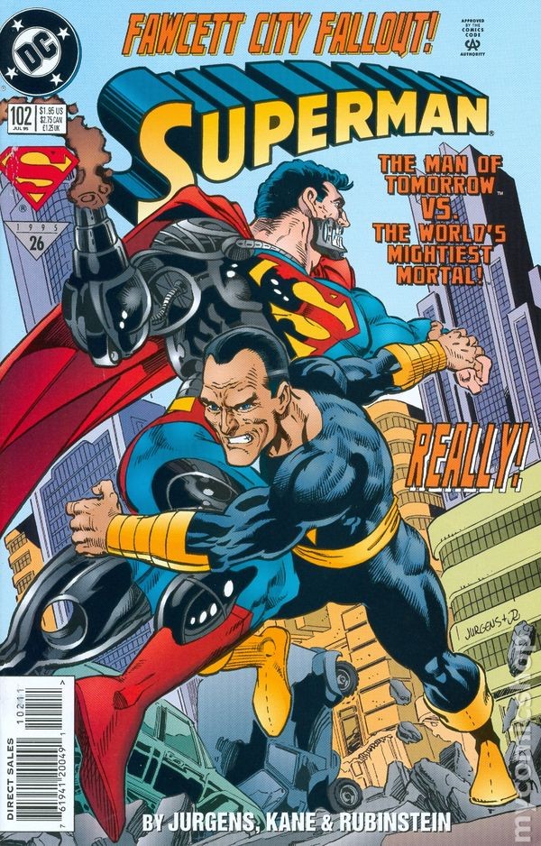 Superman #102 VF/NM 9.0 1995 Immagine Stock