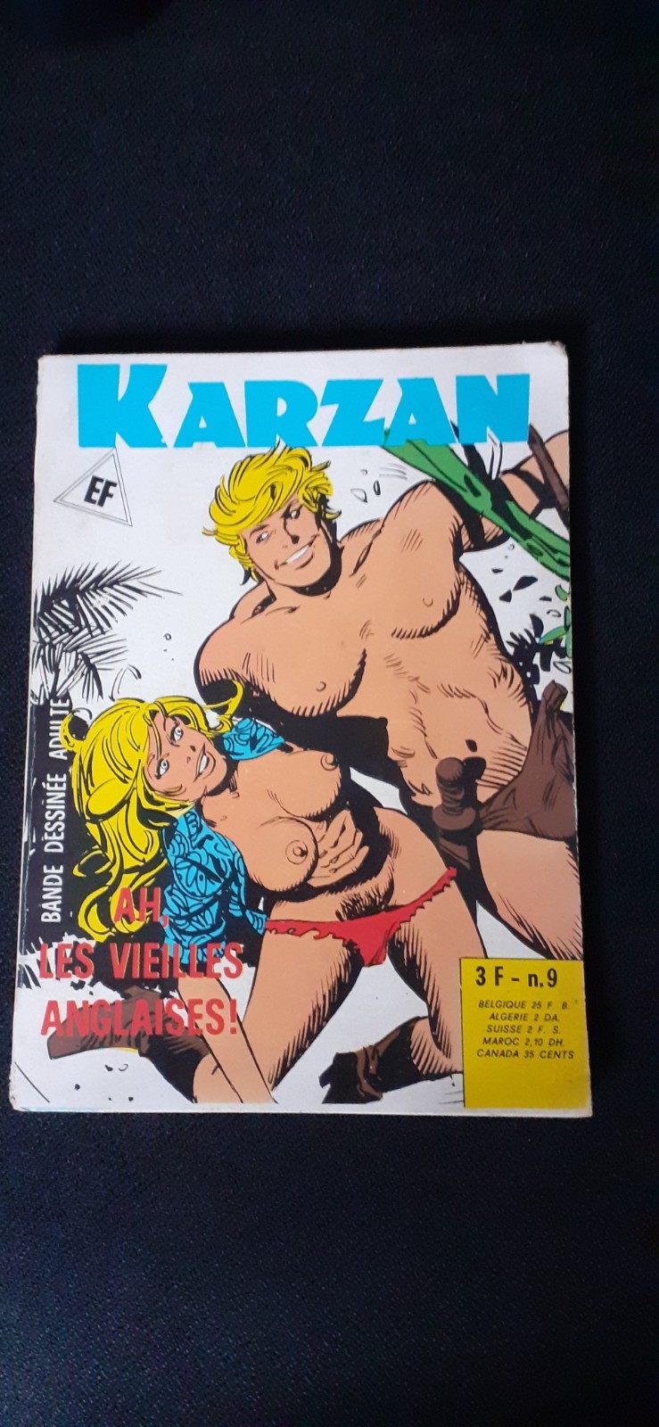 ELVIFRANCE  KARZAN    N°9   1977   TRES BON ETAT
