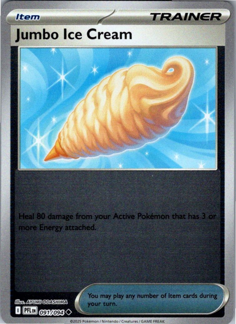 Jumbo Ice Cream Reverse Holofoil 091/094 Phantasmal Flames NM