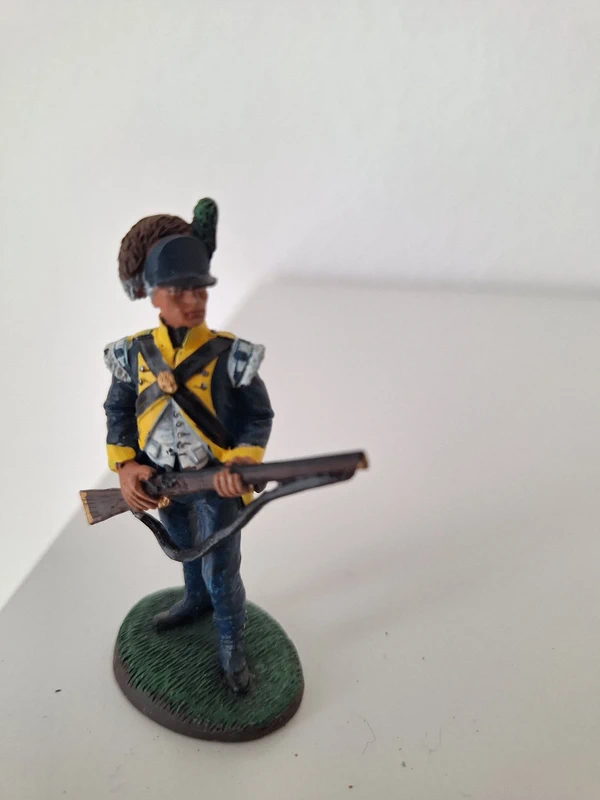 Sammelfigur Aufstellfigur Zinnfigur Figur del Prado Fusilier York Rangers 1796
