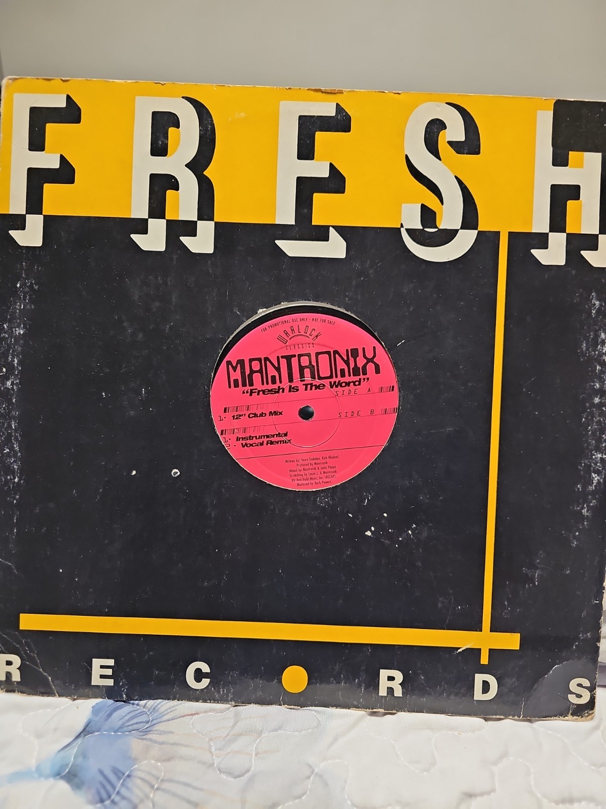 Mantronix - Fresh Is The Word (12", Pur) (Very Good Plus (VG+)) - 4323768015