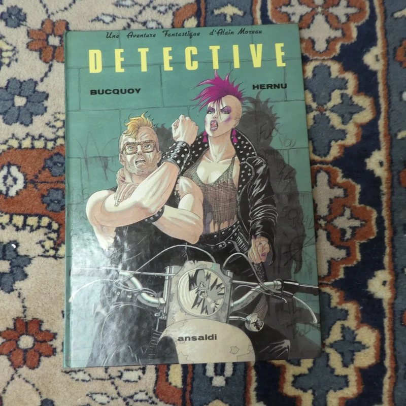 BD Bucquoy Hernu Alain Moreau Detective TBE  1984 ED Ansaldi