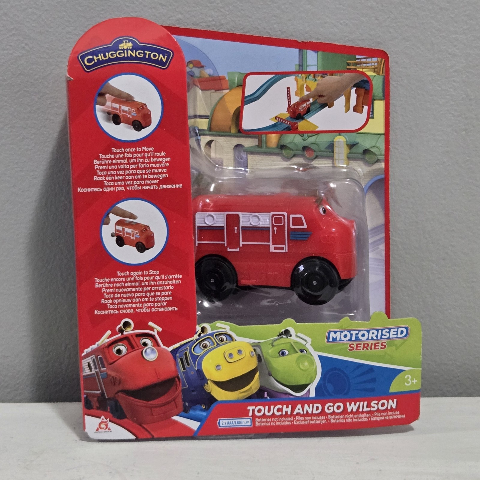 Chuggington Touch And Go Wilson Moterized Train Toy Red 890401