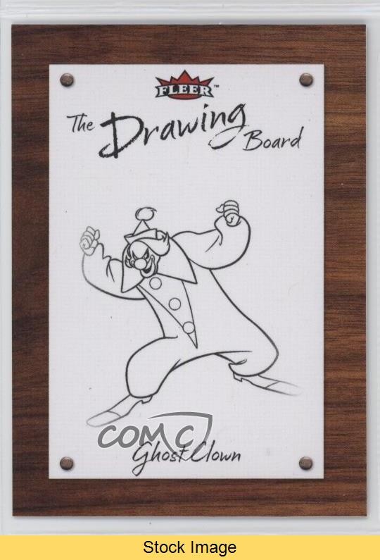 2024 Fleer Scooby Doo Il Tavolo da Disegno Ghost Clown #14 LEGGI r6v