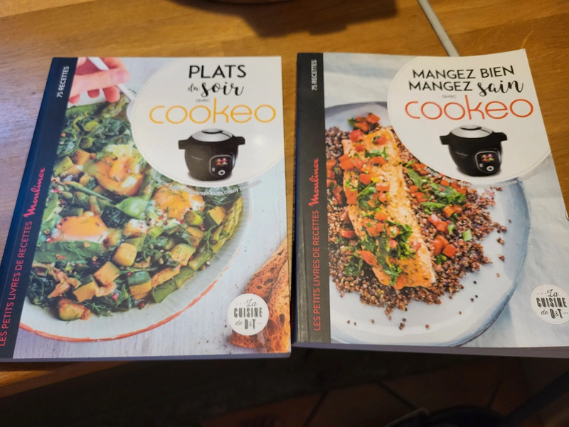 Livres recettes cookeo