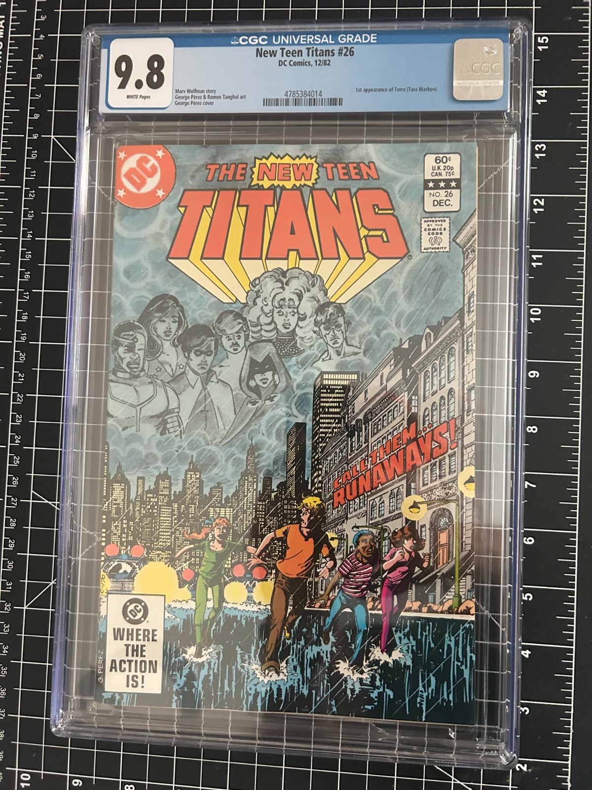 New Teen Titans #26 - CGC 9.8 - White Pages - DC 1982 - 4785384014