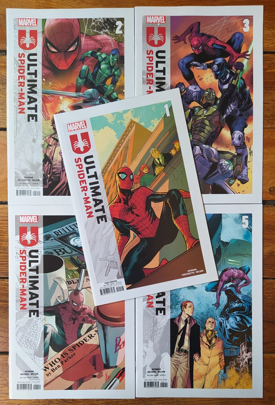 Lot Ultimate Spider-Man #1-5 comics VO
