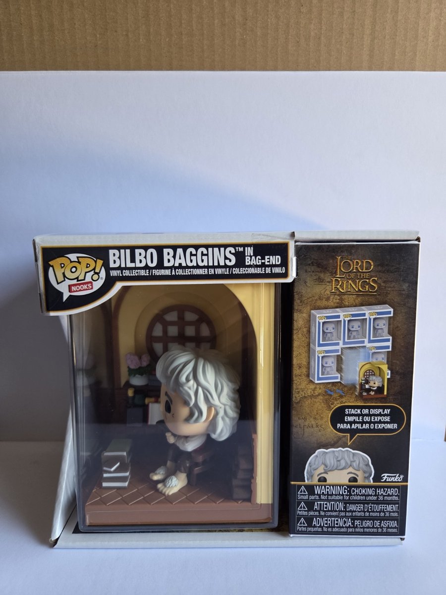 Funko Pop! Nooks - Bilbo Baggins in bag-end con spazio 3D