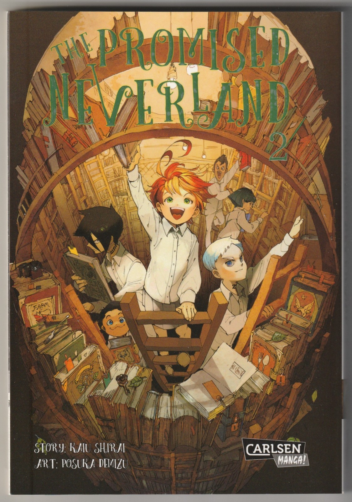 ✪ THE PROMISE NEVERLAND #2, Carlsen Manga 2018 MANGA TASCABILE NUOVO TOP Z0-1