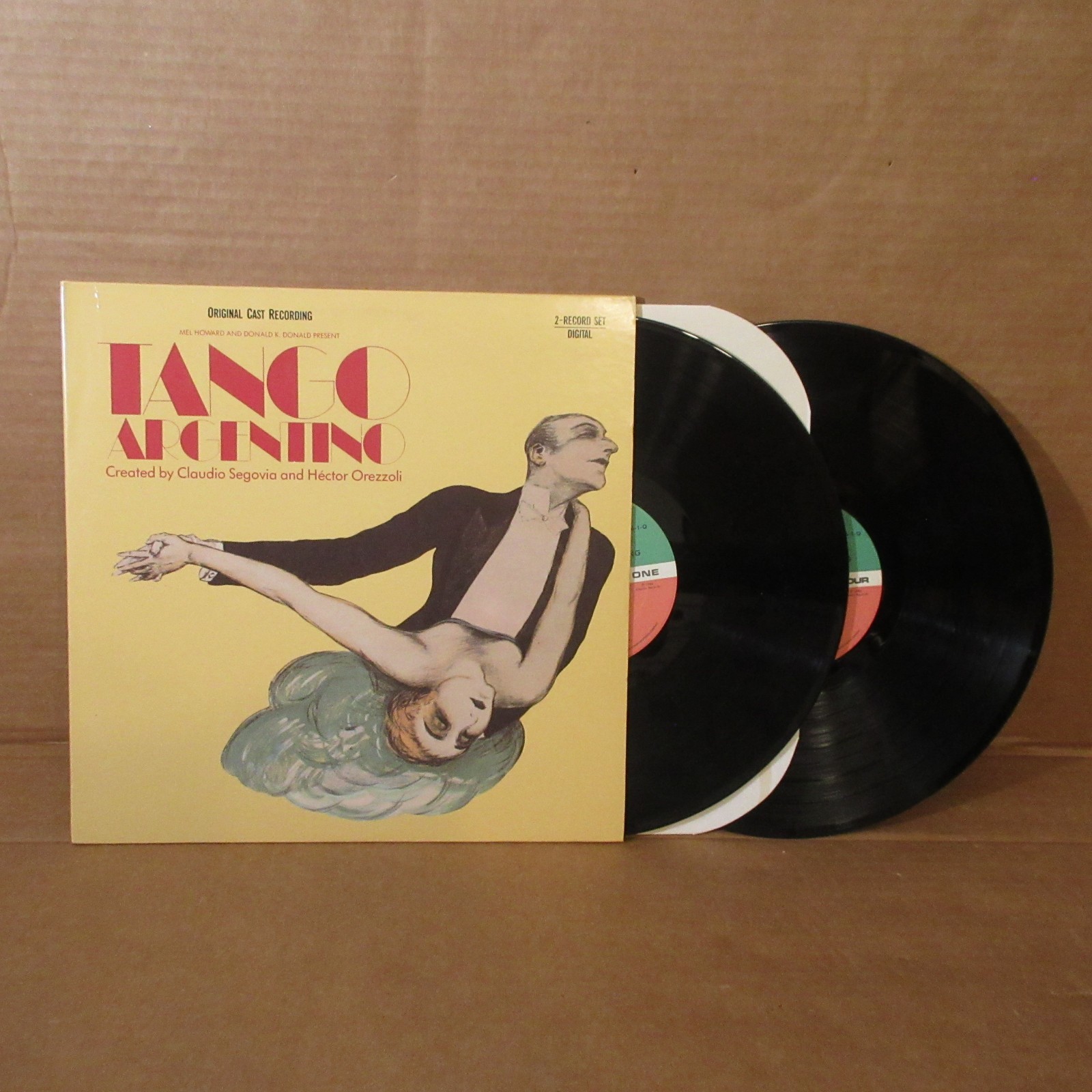 Vtg Gatefold Tango Argentino Original Cast Soundtrack 2LP Record Album 81636-1-Q
